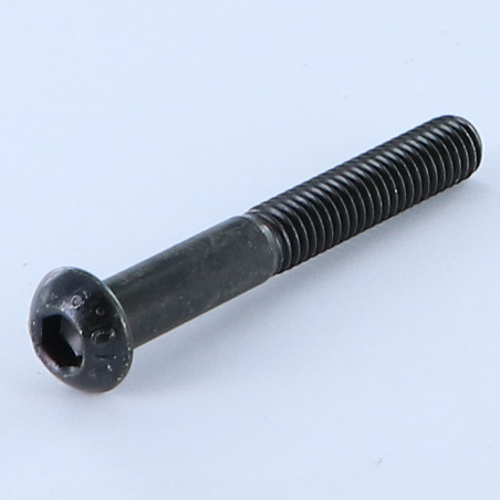 1 x Machine Screw Hex Socket Pan Head Cap M5X45 Partial Thread Class 10.9 Hexagon Socket 3 Black Zinc Plated