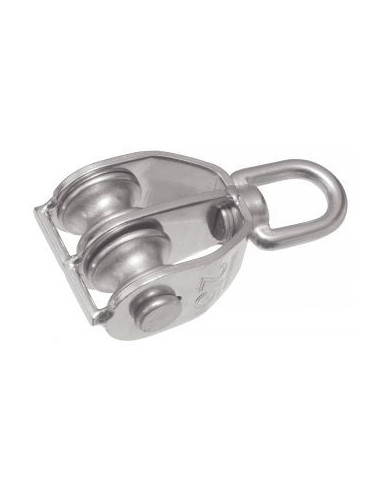 1 x PULLEY Double Of 25 Stainless Steel A2...