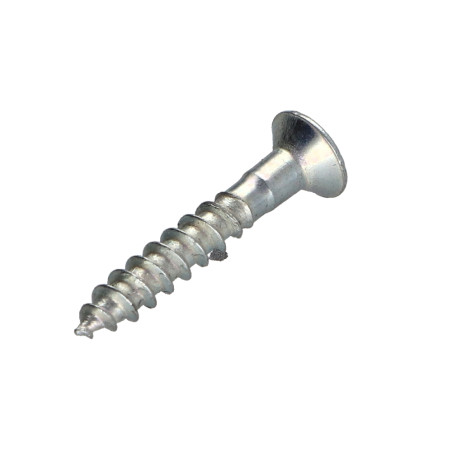 1 x Wood Screw Countersunk Head Pozi PZ3 6X30 Zinc Plated