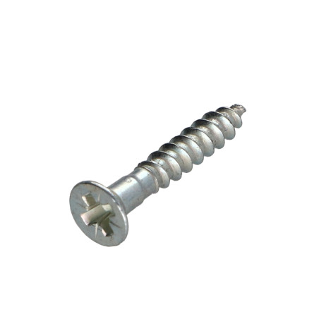 1 x Wood Screw Countersunk Head Pozi PZ2 5X30 Zinc Plated