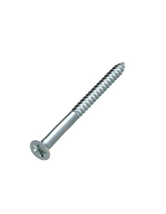 Wood Screw Countersunk Head Pozi 3 6X80 Zinc Plated