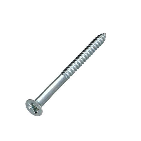 1 x Wood Screw Countersunk Head Pozi 3 6X80 Zinc Plated