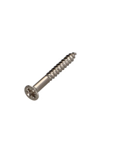 Wood Screw Countersunk Head Pozi PZ2 3.5X30 Nickel Plated