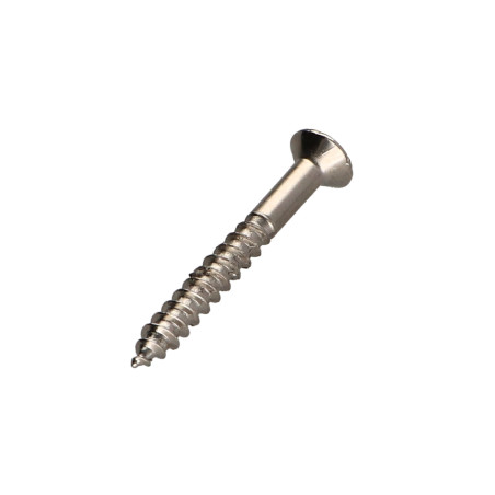 1 x Wood Screw Countersunk Head Pozi 2 3.5X30 Nickel Plated