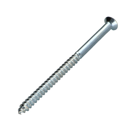 1 x Wood Screw Countersunk Head Pozi PZ3 6X100 Zinc Plated