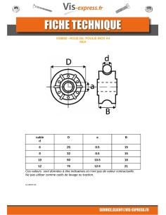 WHEEL Of PULLEY Or REA to Linch Pin Wire Rope Of 10 2