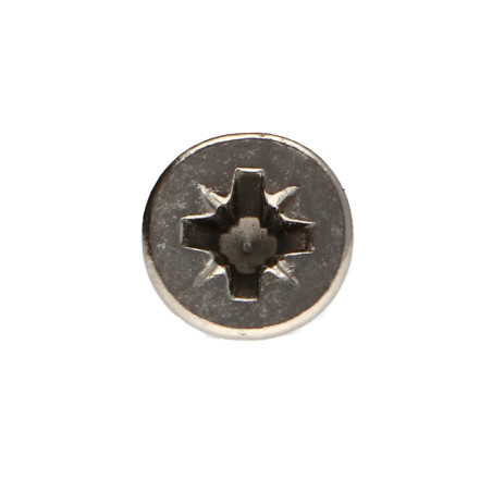 1 x Savis Chipsboard Screw Countersunk Head Pozi 2 4X16 Full Thread Nickel Plated