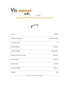 Furniture handle Stainless Steel A2 Length 128 2