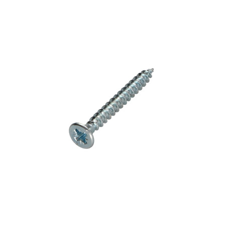 1 x Chipboard Screw Countersunk Head Pozi PZ2 4X50 Full Thread Zinc Plated 240 Hour Salt Spray Without Red Rust