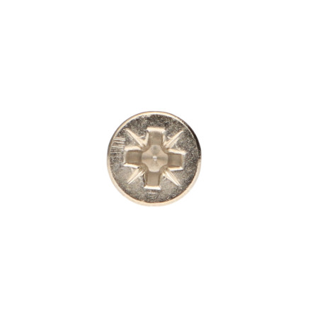 1 x Chipboard Screw Countersunk Head Pozi PZ2 4X30 Full Thread Nickel Plated