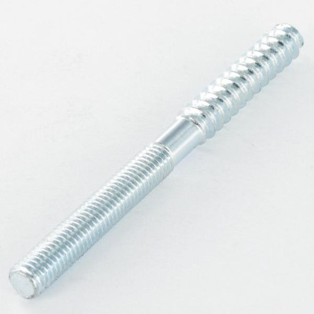 1 x Combination screw for bed footboard 5X30 20 Wood Thread 3 Smooth Part 7 Thread Machine Zinc Plated