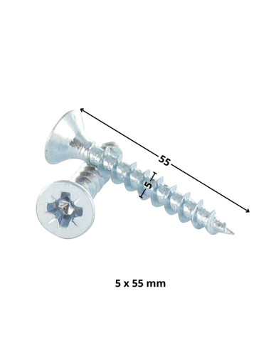 1 x Savis Chipsboard Screw Premium Countersunk...