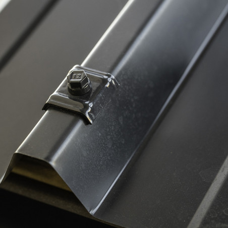 1 x Self Drilling with jumper roof-mounted Type E1 Ral7022/Umber Grey 6.3X100