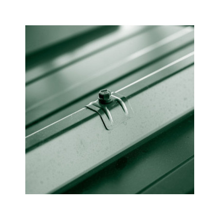 1 x Self Drilling with jumper for roofing 2 pieces Type E1 Ral6009/Fir Green 6.3X100