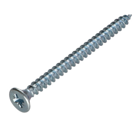1 x Savis Chipsboard Screw Countersunk Head Pozi 2 4X60 Full Thread Zinc Plated 240 Hour Salt Spray Without Red