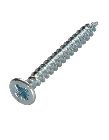 1 x Chipboard Screw Countersunk Head Pozi PZ2...