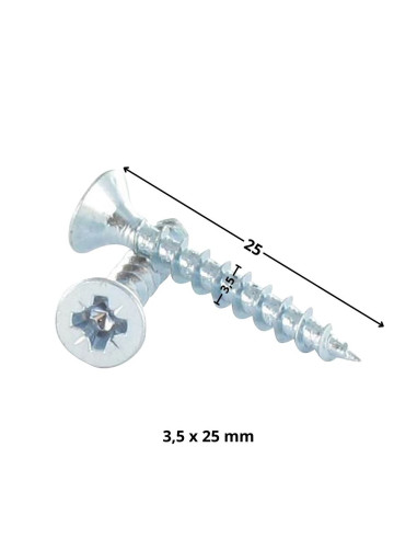 1 x Savis Chipsboard Screw Premium Countersunk...
