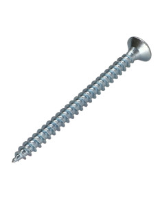 Chipboard Screw Countersunk Head Pozi PZ2 5X65 Zinc Plated 2