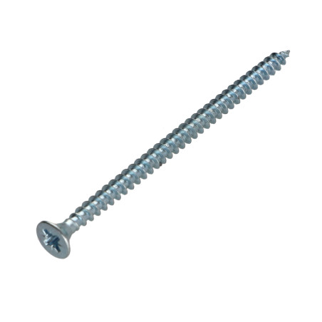 1 x Chipboard Screw Countersunk Head Pozi PZ2 4X70 Zinc Plated
