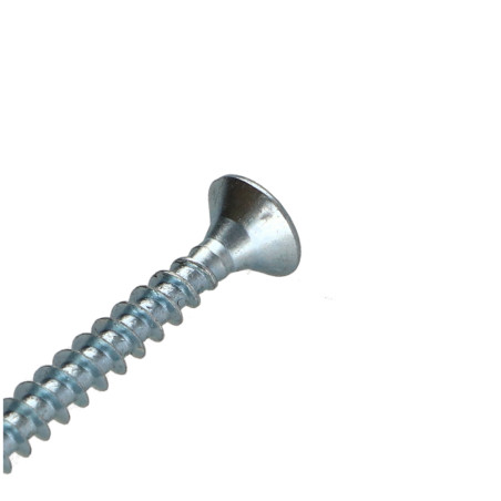 1 x Chipboard Screw Countersunk Head Pozi PZ2 4X70 Zinc Plated