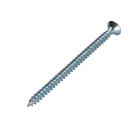 1 x Chipboard Screw Countersunk Head Pozi 5X80 Zinc Plated