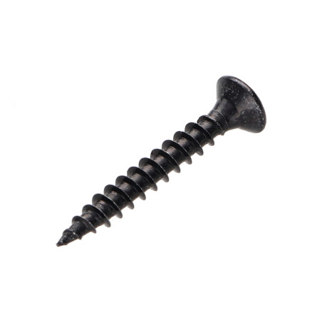 1 x Savis Chipsboard Screw Countersunk Head Pozi 2 3.5X25 Full Thread Black Zinc Plated