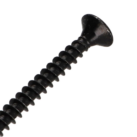 1 x Savis Chipsboard Screw Countersunk Head Pozi 3 6X60 Full Thread Black Zinc Plated