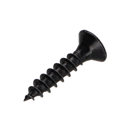 1 x Savis Chipsboard Screw Countersunk Head Pozi 2 4.5X20 Full Thread Black Zinc Plated