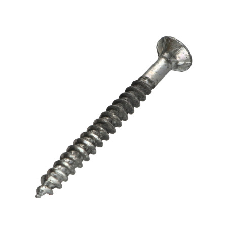 1 x Chipboard Screw Countersunk Head With Serration 8X80 Thread Length: 64 T40 Zinc Plated