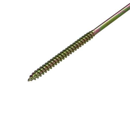 1 x Chipboard Screw Countersunk Head With Serration 6X220 Thread Length: 84 T30 Yellow Zinc