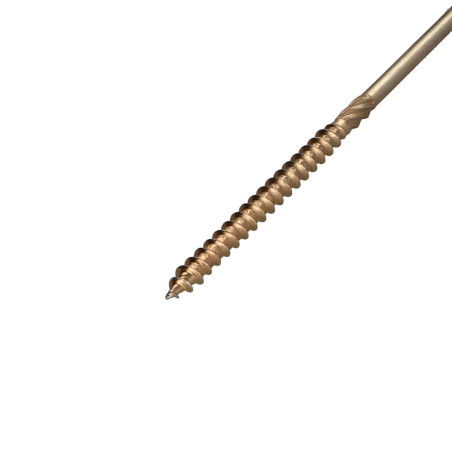 1 x Chipboard Screw Countersunk Head Pozi 6X160 Partial Thread Yellow Zinc