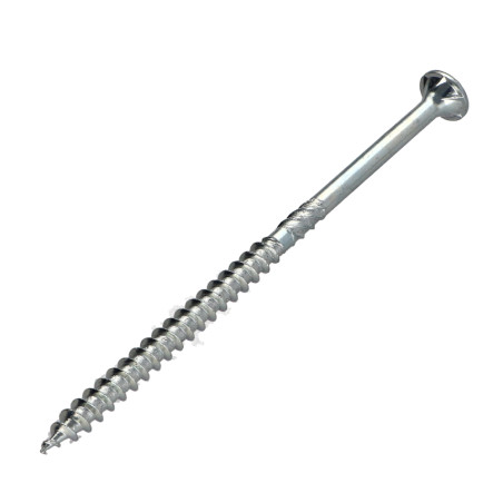 1 x Chipboard Screw Countersunk Head Pozi 4.5X80 Partial Thread Zinc Plated
