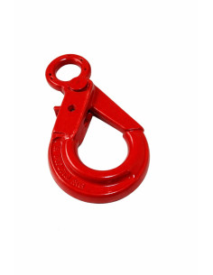 Eye locking hook Grade 80 10MM red steel