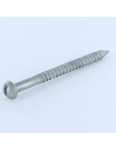 Stuffing Screw Hot Dip Galvanized Round Head Slotted 5X50...