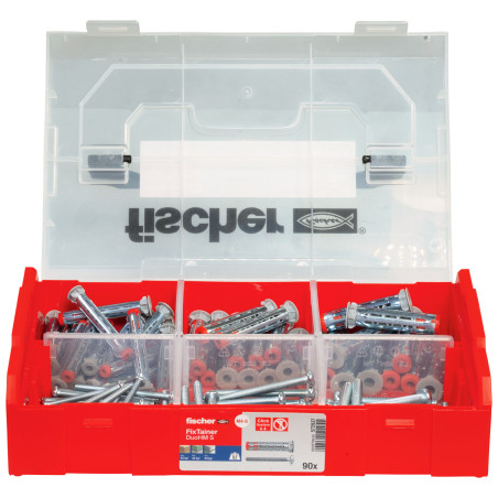 1 x Set of Screw And Plug Metallic Fischer DUOHM S