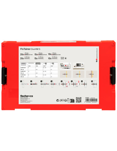 1 x Set of Screw And Plug Metallic Fischer DUOHM S