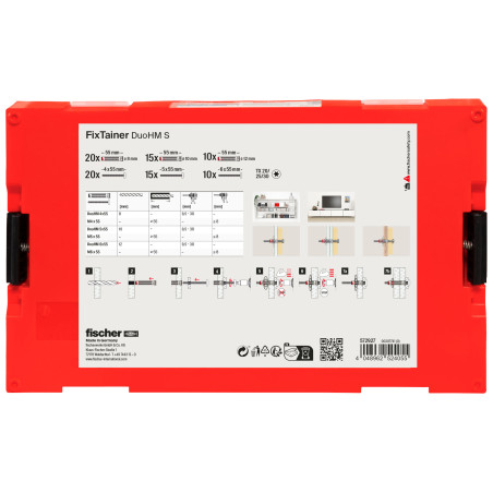 1 x Set of Screw And Plug Metallic Fischer DUOHM S