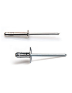 Set of 500 Multigrip blind rivets Aluminum Steel Rod... 2