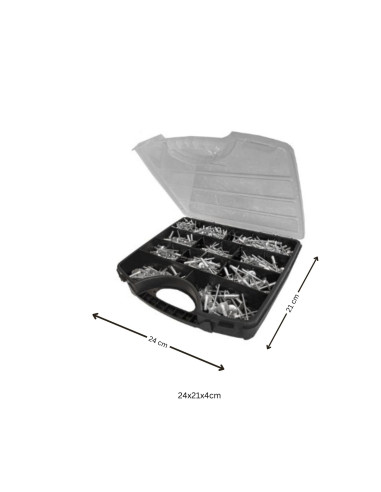 1 x Set of 500 Multigrip blind rivets Aluminum...