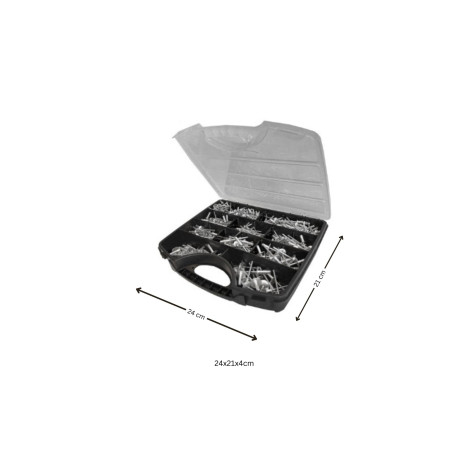 1 x Set of 500 Multigrip blind rivets Aluminum Steel Rod DEGOMETAL