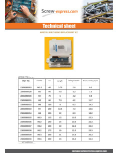 KIT +NET REPORT M12X18 Pitch 175 2