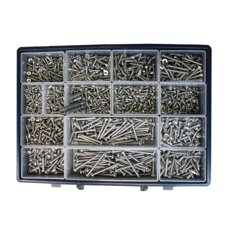 1 x Set of 1684 Thread Rolling Screw Countersunk Head Round Head Pozi Stainless Steel A2 Bit