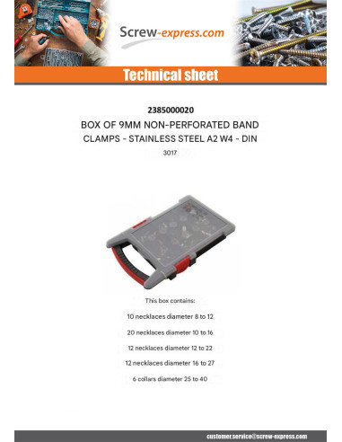 1 x Set of 60 NECKLACES BAND Not PERFORATED Of 9