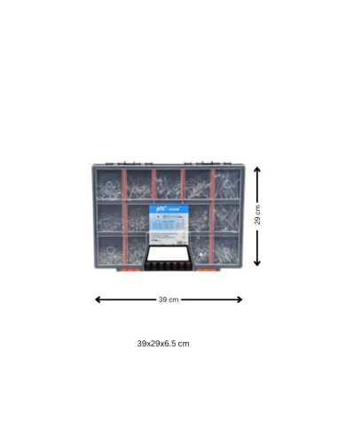 1 x Set of 1700 Chipboard Screw Countersunk...