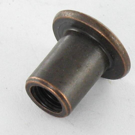 1 x Binder Nuts Flat Head Head Diameter: 15 Diameter Of Body 9 Lengh Under Head 12 M6 Hexagon Socket 4 BROWN