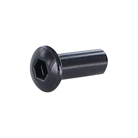 1 x Binder Nuts Mushroom Head Diameter: 10.5 DC6 Lengh Under Head 15 M5 Hexagon Socket 4 Black Zinc Plated