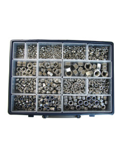 Set of 1140 Nut Hexagon /BRAKE/ONE-EYED/EAR Stainless... 2