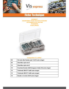 Set of Ironware Zinc Plated (135 ELEMENTS) 2