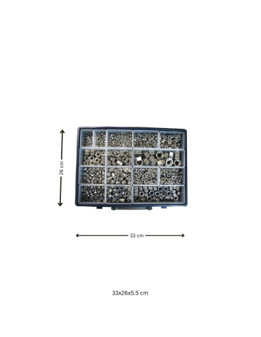 1 x Set of 1140 Nut Hexagon /BRAKE/ONE-EYED/EAR...