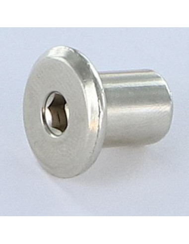1 x Binder Nuts Flat Head Head Diameter: 15...